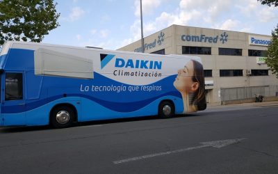 Visita del autobús de Daikin